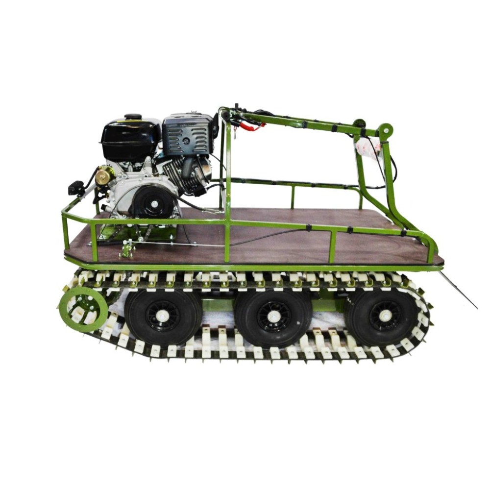 Мотобуксировщик KOIRA TR С понижающим редуктором (для болот), всесезонный. 13 л.с.