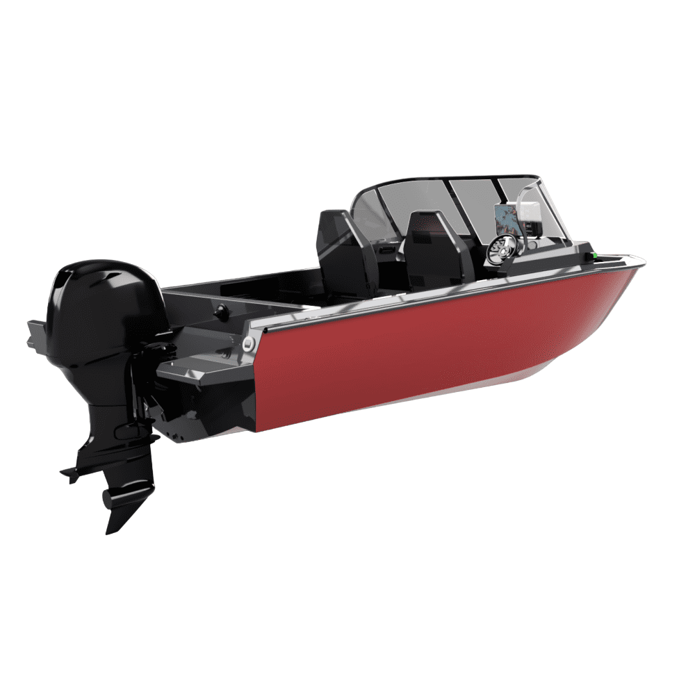 Катер-лодка алюминиевая БЕРКУТ M-Fisher