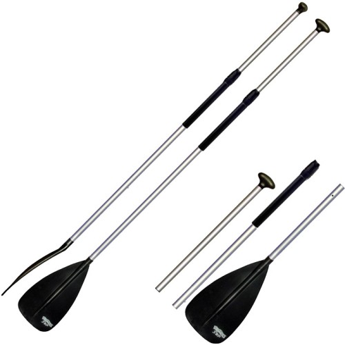 Весло алюминиевое для SUP черное