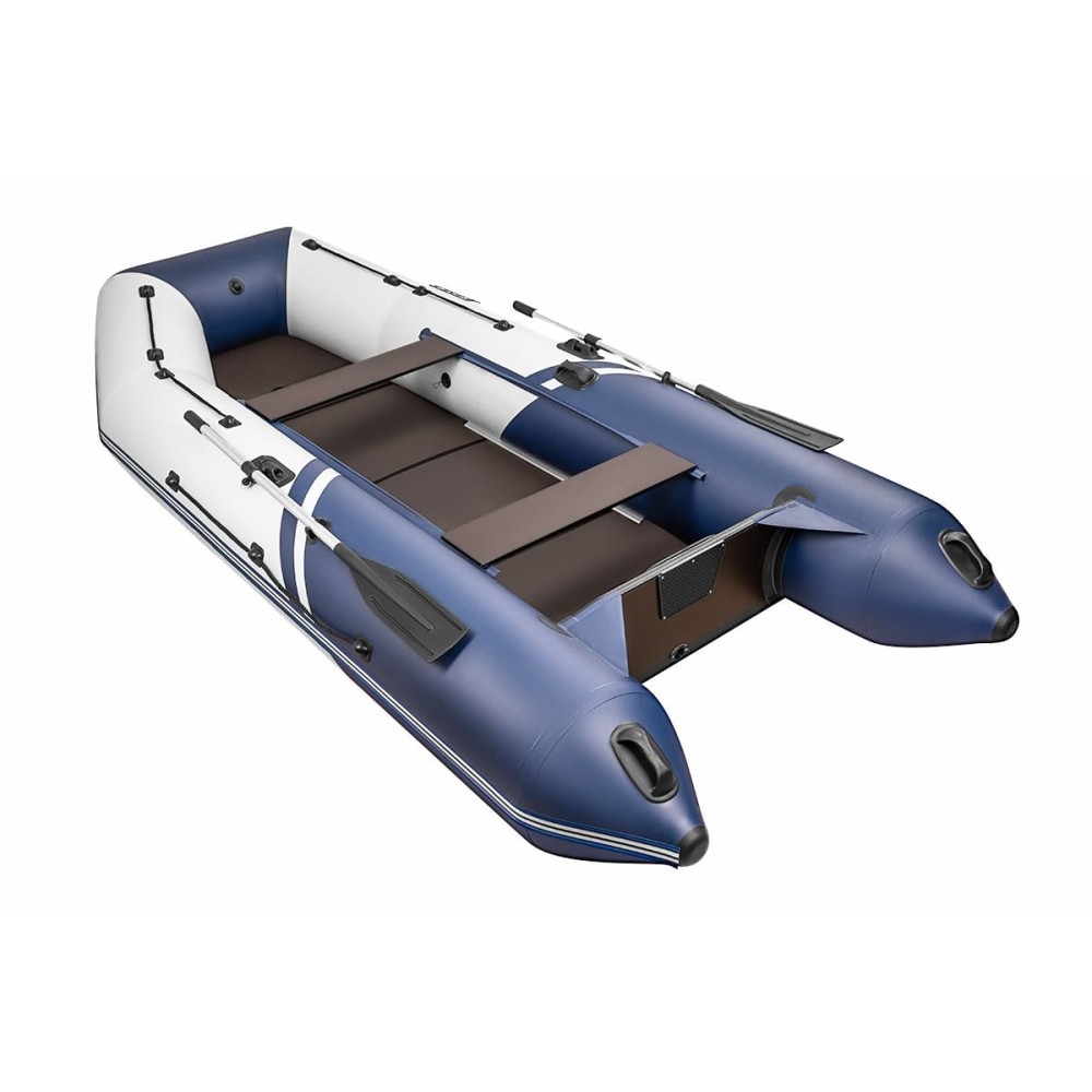 Лодка ПВХ БРОНЯ 360 СК Белый - синий