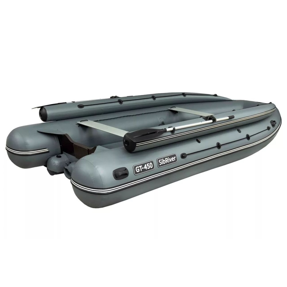 Лодка ПВХ SIBRIVER GT-420 Jet с фальшбортом