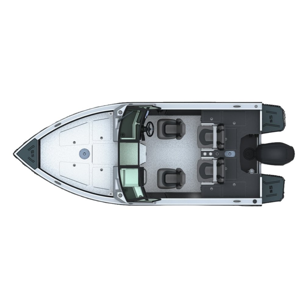 Катер-лодка алюминиевая SIBERIA S5 (mod 1)