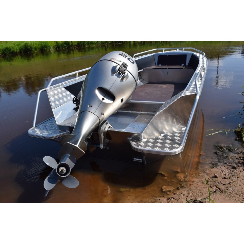 Алюминиевая лодка WELLBOAT-42
