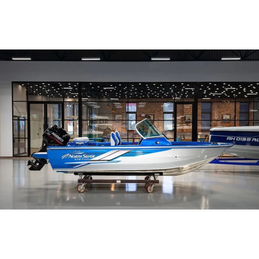 Катер-лодка алюминиевая NORTHSILVER 470 Fish Б/У