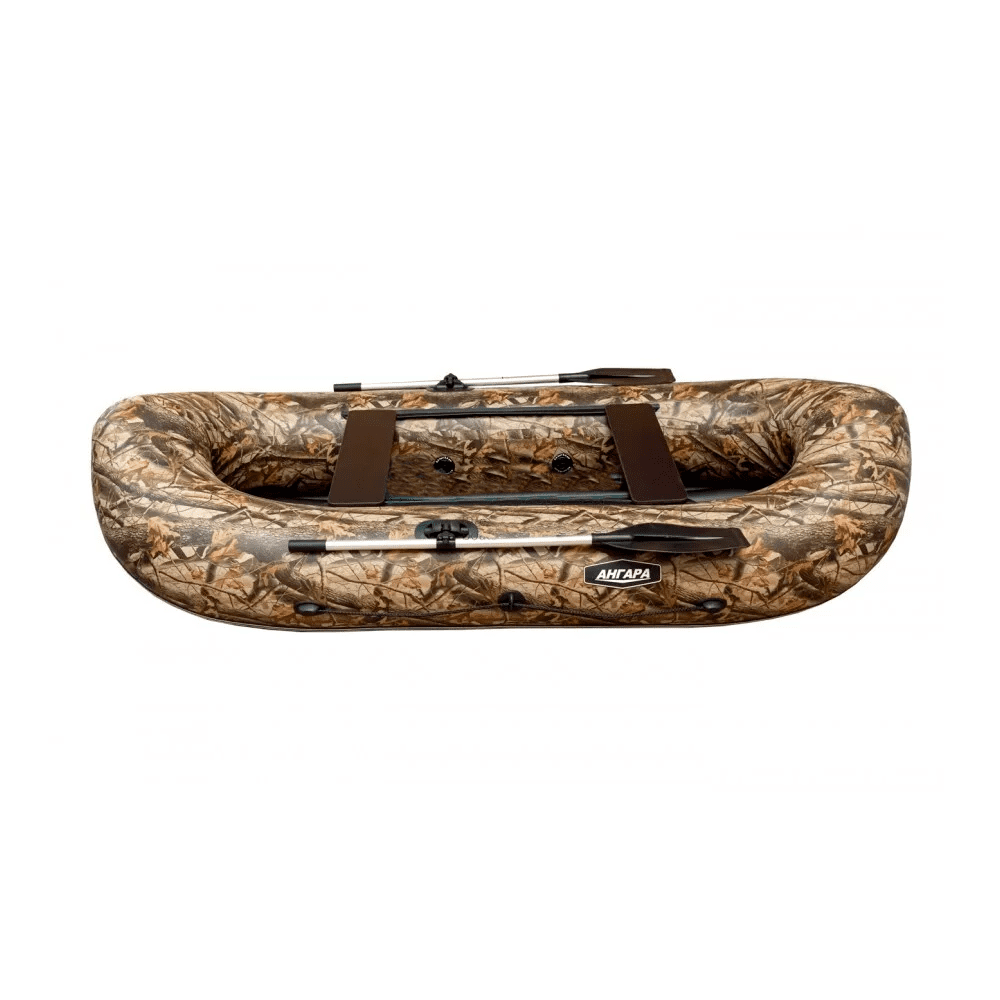 Гребная лодка ПВХ SIBRIVER Ангара-270 НД КМФ (Лес)