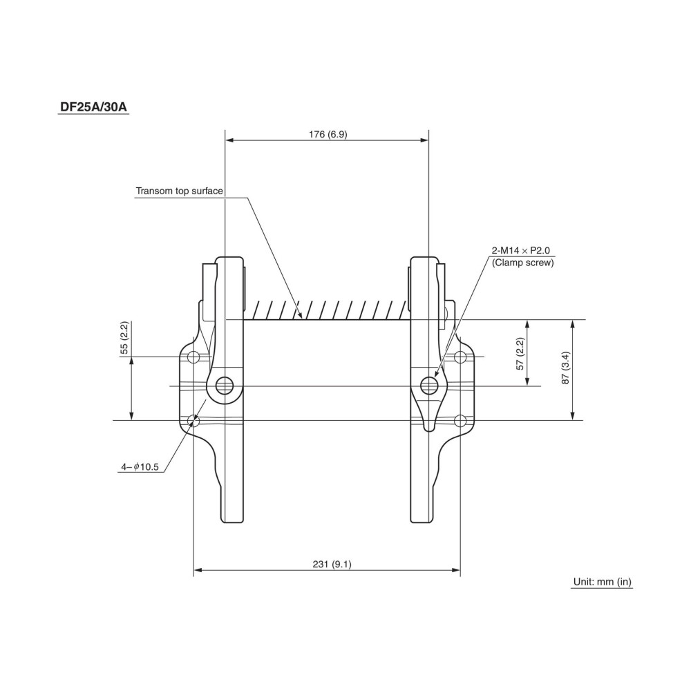4х-тактный лодочный мотор SUZUKI DF20ARL