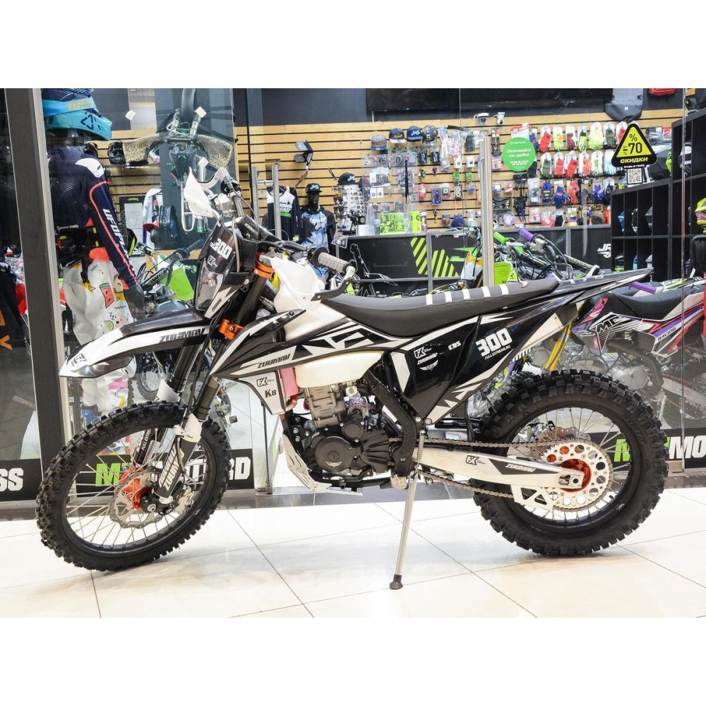 Мотоцикл кроссовый эндуро ZUUMAV FX K8 (CBS-300) Black 21/18