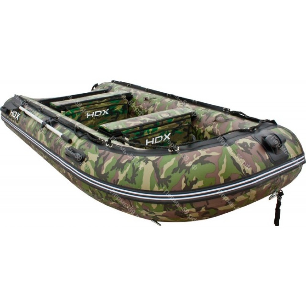 Лодка ПВХ HDX Oxygen 370 (камуфляж) AL