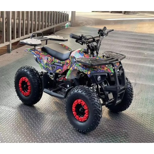 Электроквадроцикл MOTAX Mini Grizlik X-16 E1000 BW