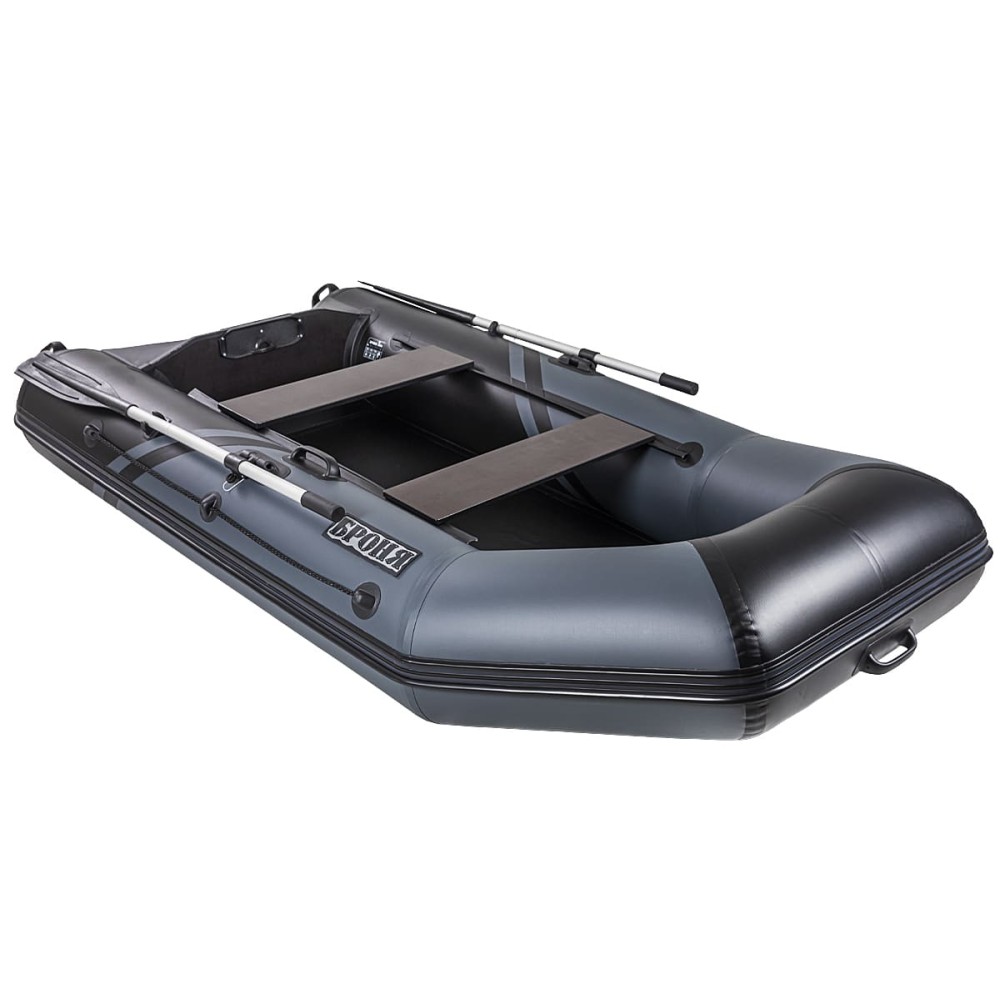 Лодка ПВХ БРОНЯ 280 Графит - чёрный