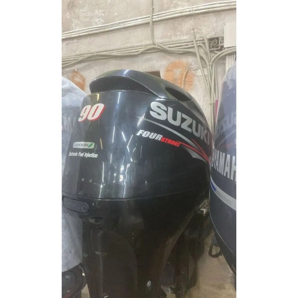 4х-тактный лодочный мотор SUZUKI DF90ATL Б/У