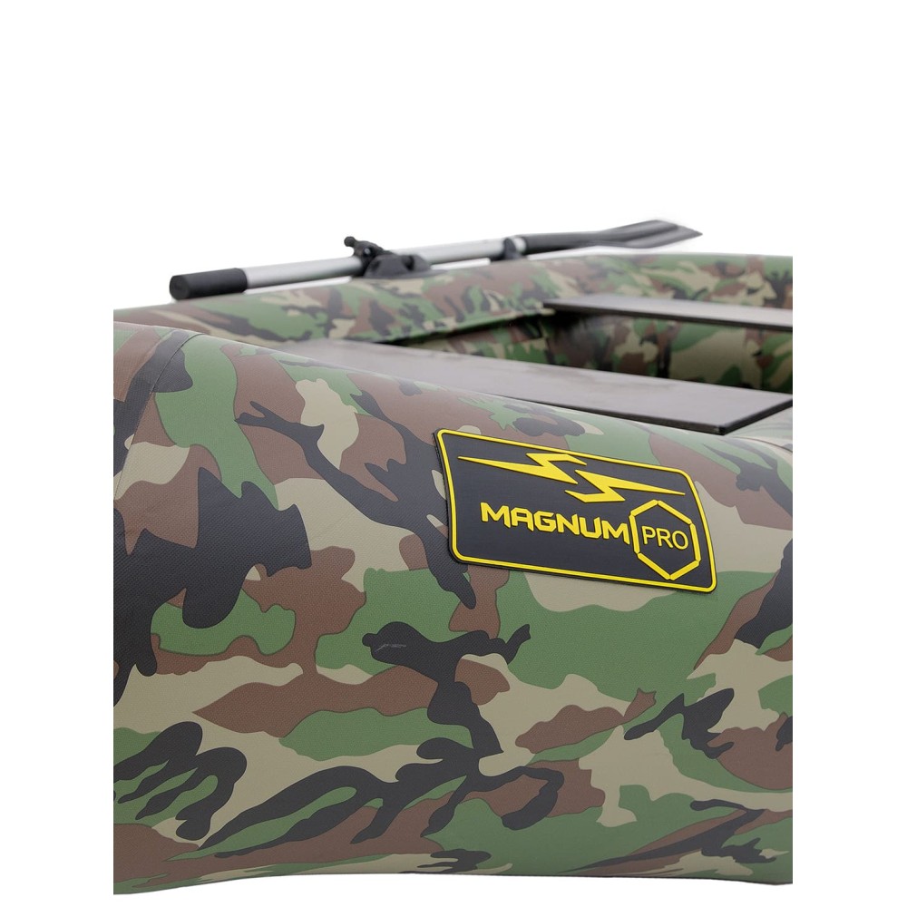 Гребная лодка ПВХ MAGNUM PRO 300 (Камуфляж) гребная, с возможностью установки транца (2024)