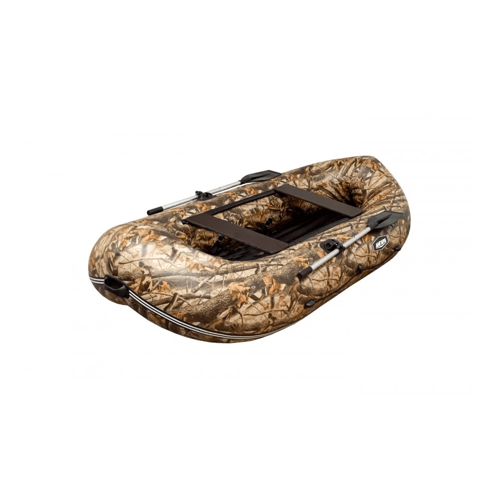 Гребная лодка ПВХ SIBRIVER Ангара-300 НД КМФ (Лес)