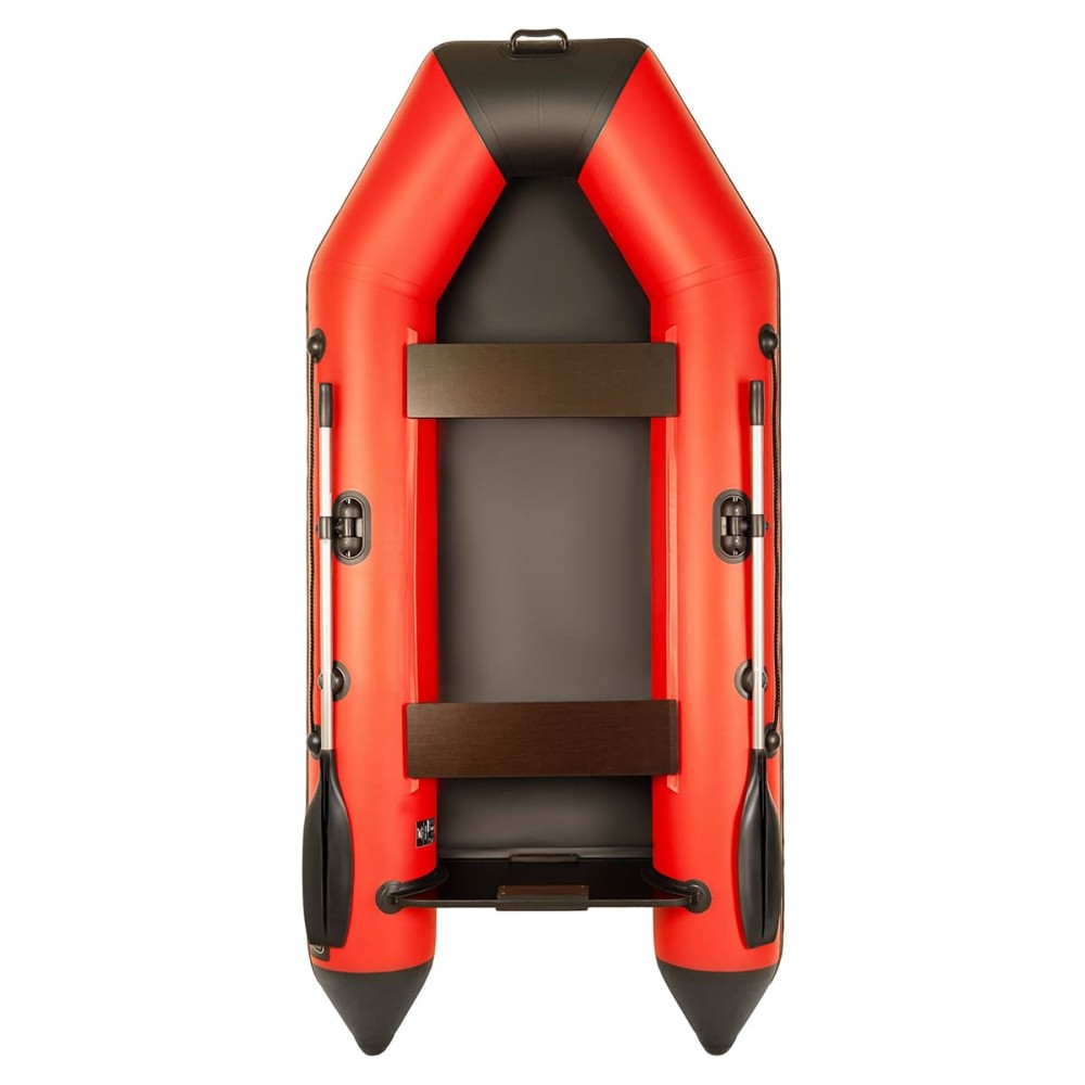 Лодка ПВХ АКВА 2800 Красный - чёрный