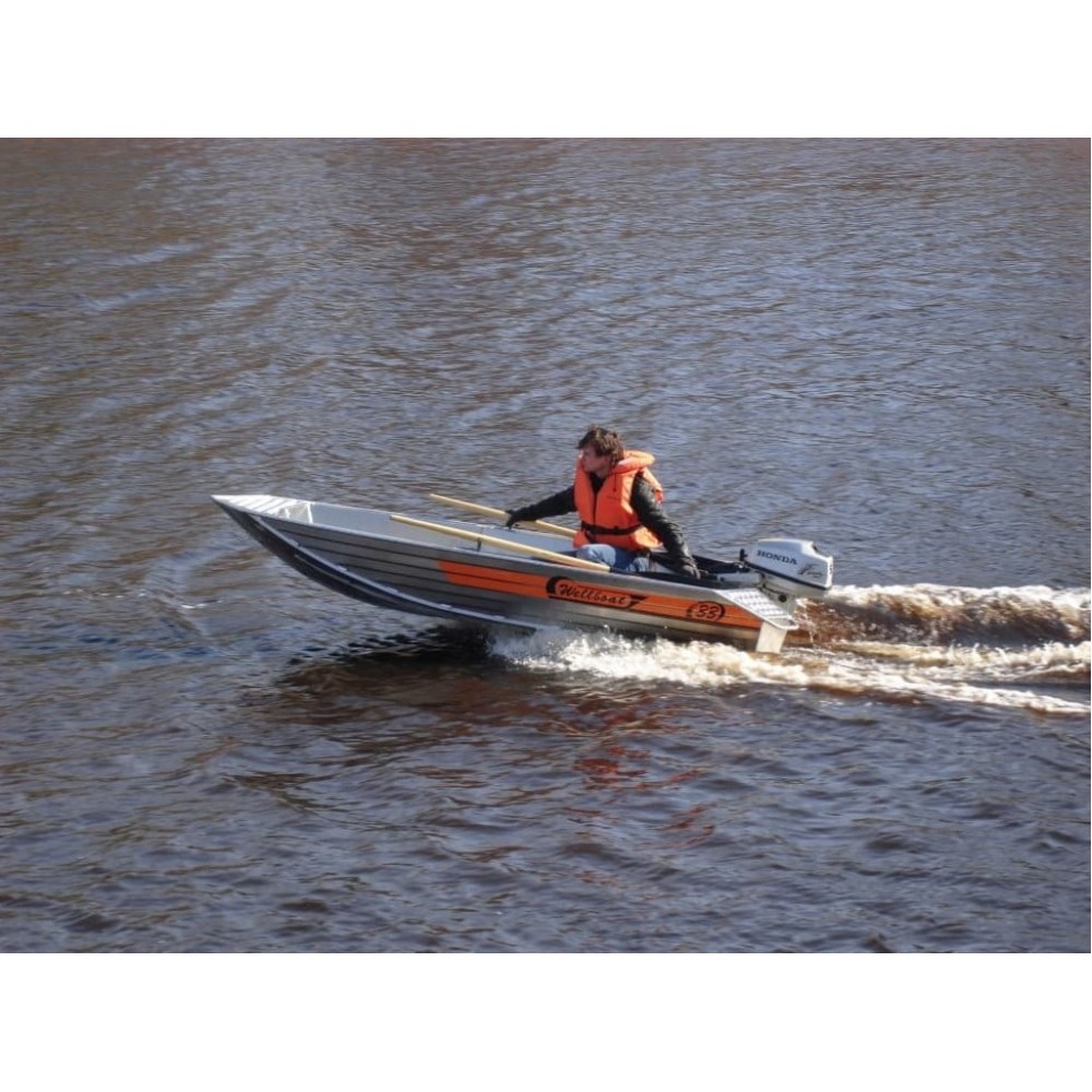 Алюминиевая лодка WELLBOAT-33