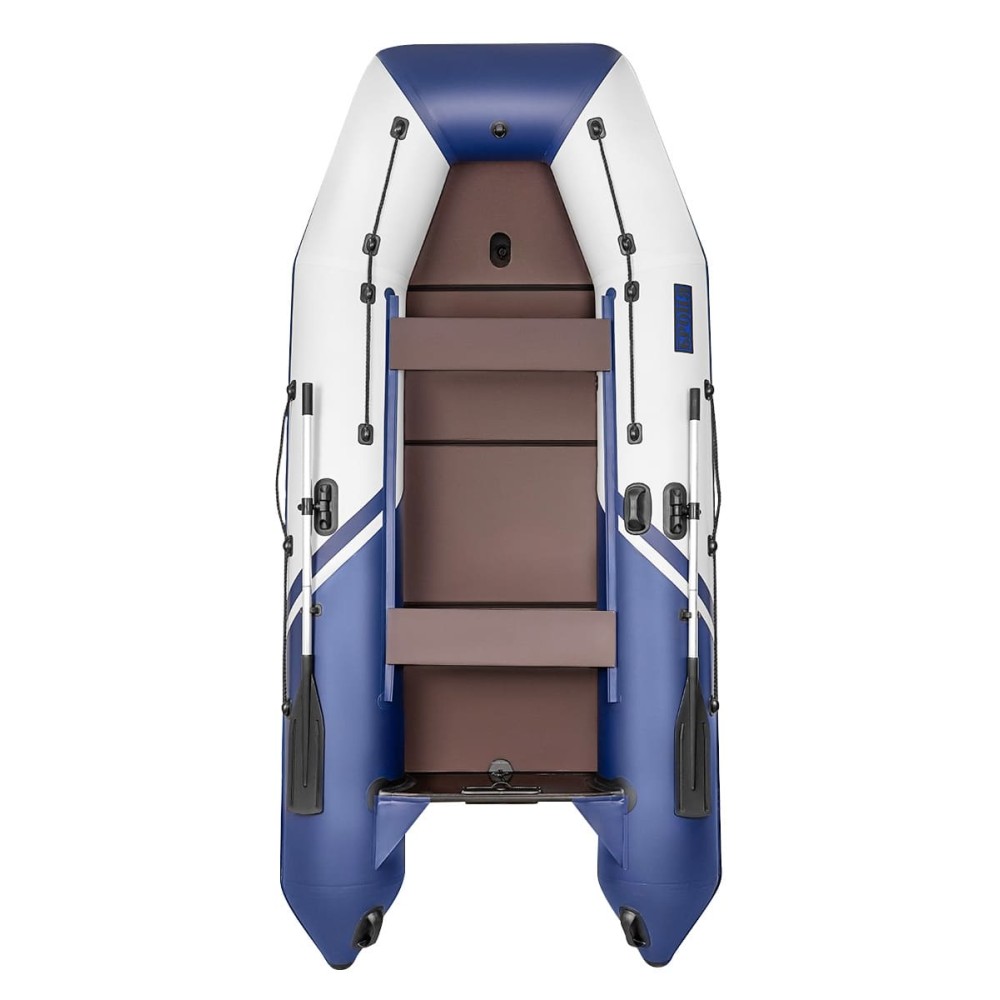 Лодка ПВХ БРОНЯ 340 СК Белый - синий