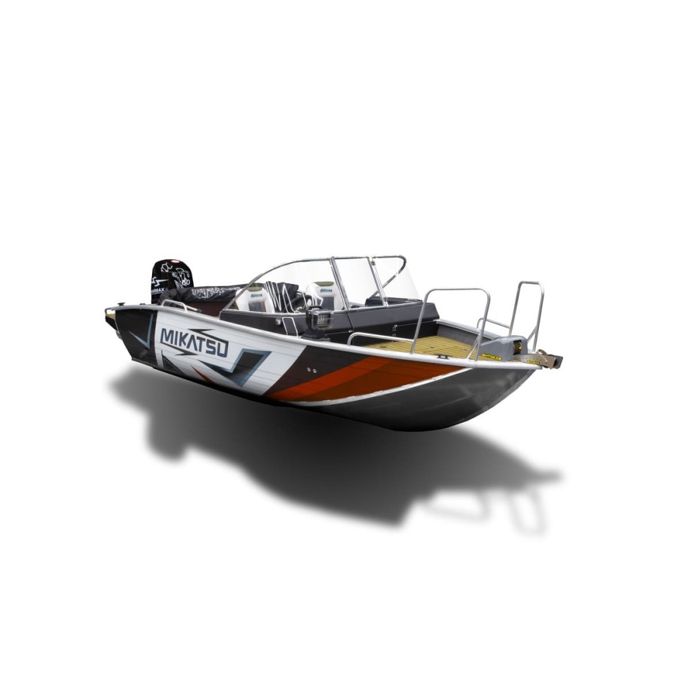 Комплект Алюминиевая лодка (катер) Mikatsu (Микатсу) 475 (Z43) Premium + мотор Hidea HDEF60FUEL-T EFI