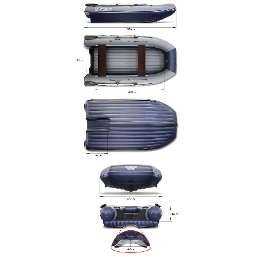 Лодка ПВХ ФЛАГМАН DK 550 Jet