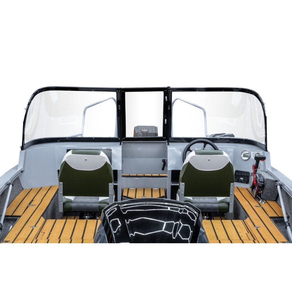 Комплект Алюминиевая лодка (катер) Mikatsu (Микатсу) 570 (Z43) Premium + мотор Mikatsu MF115FEL-T EFI