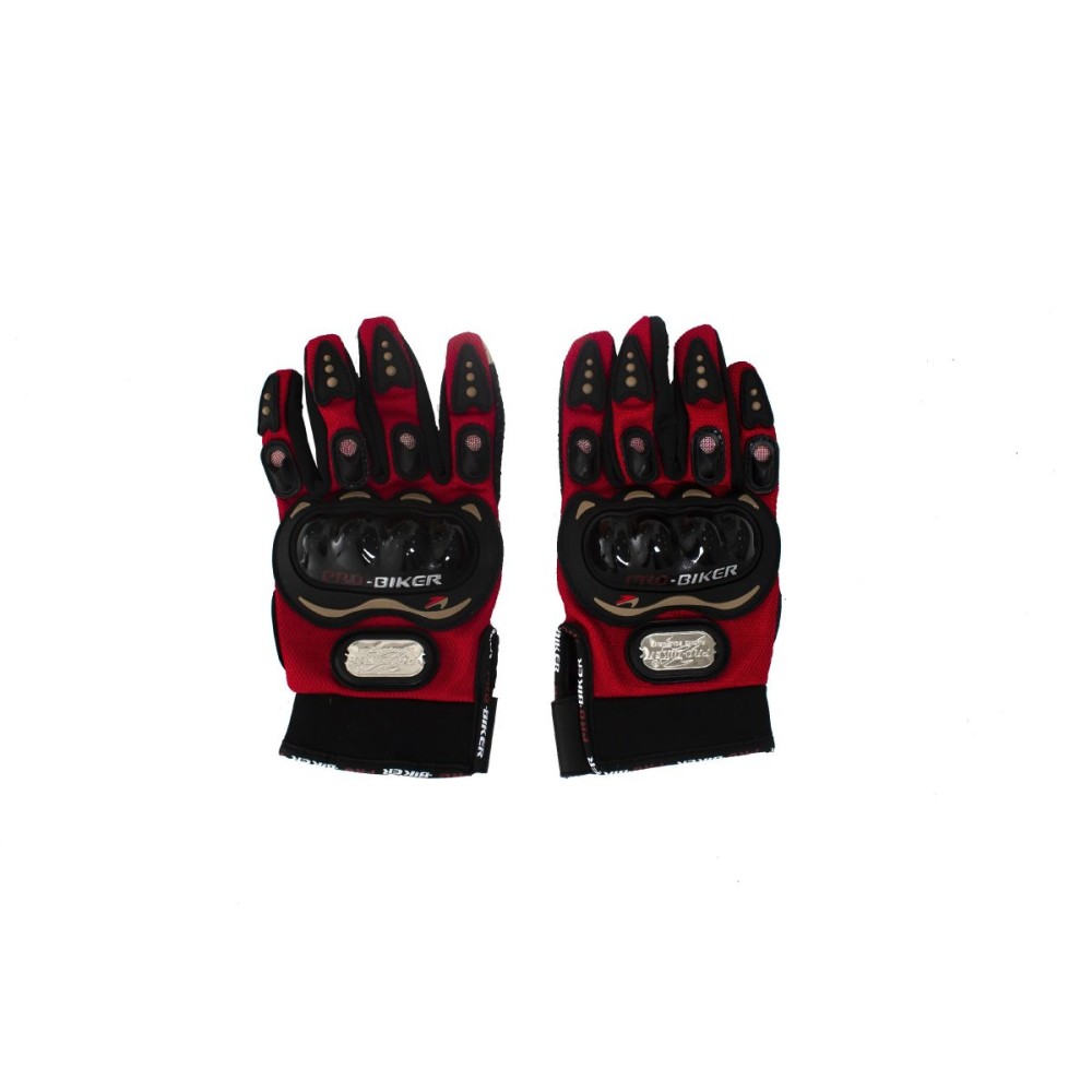 Мотоперчатки красные (разные размеры)