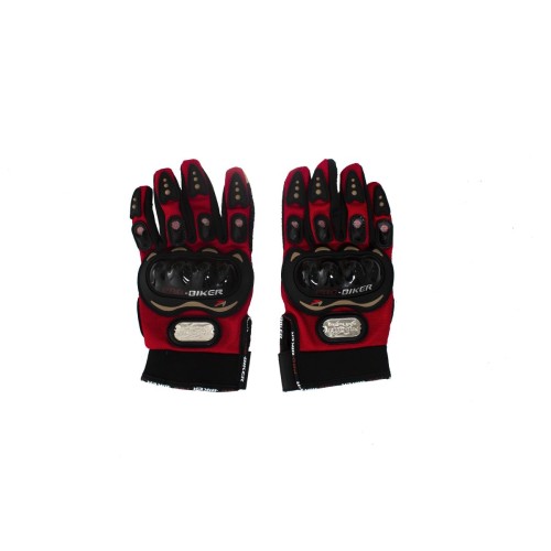 Мотоперчатки красные (разные размеры)