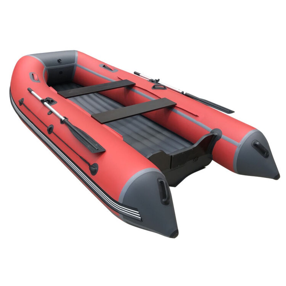 Лодка ПВХ ORCA 340 НДНД красный/темно-серый