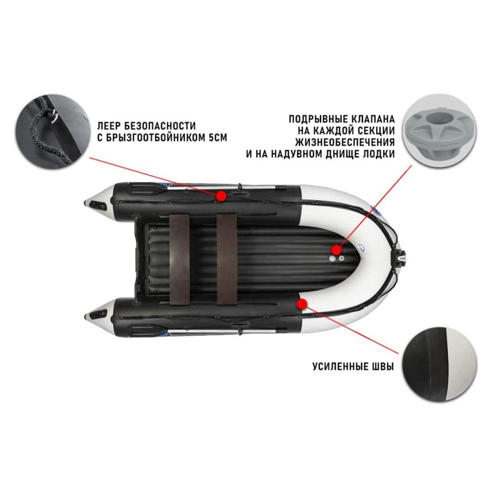 Лодка ПВХ STORMLINE Air Hector 400 (2024)