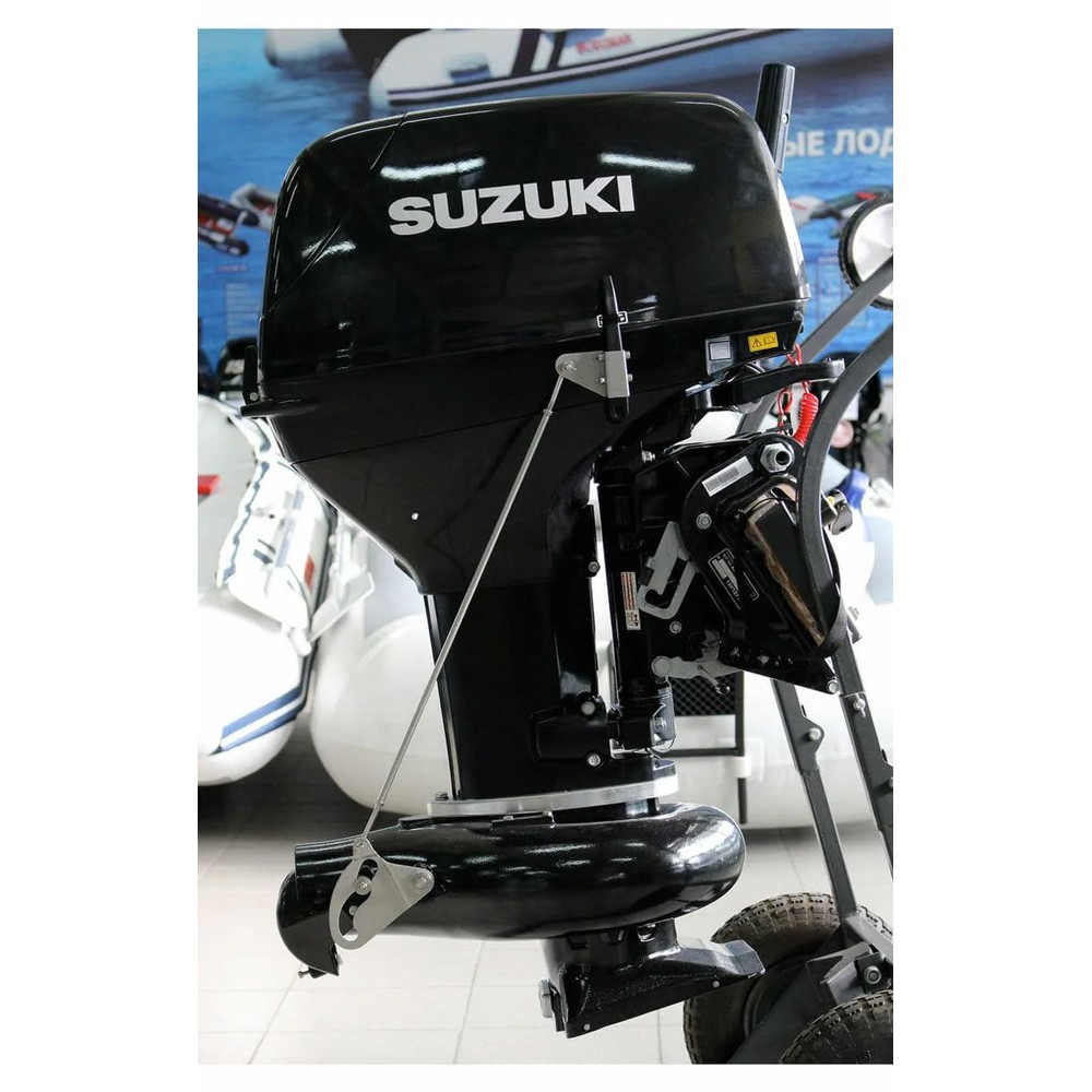 2х-тактный лодочный мотор SUZUKI DT40WRS JET с водомётной насадкой Marine Rocket