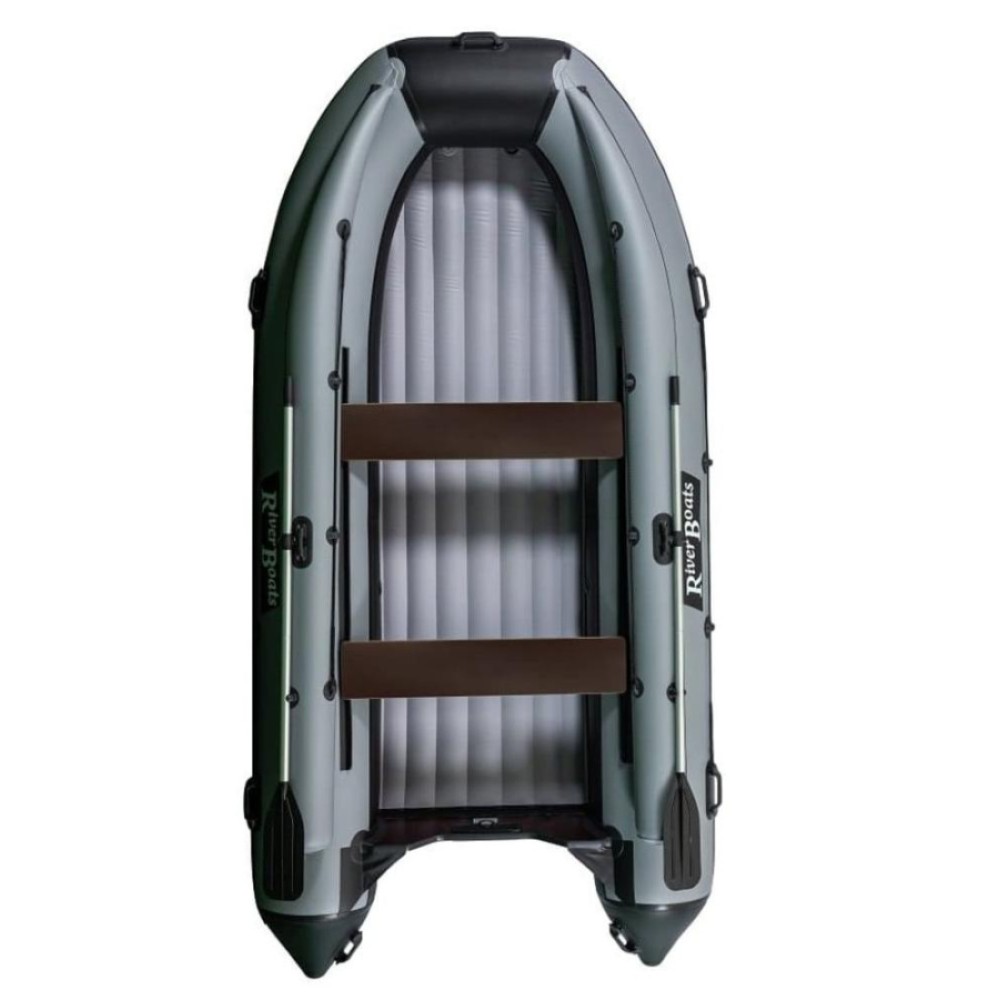 Лодка ПВХ RIVERBOATS 390 НДНД с фальшбортом