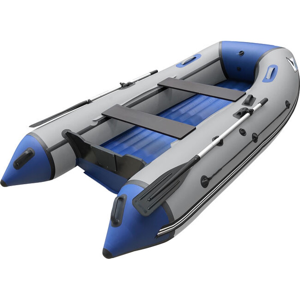Лодка ПВХ ORCA 340 НДНД светло-серый/синий