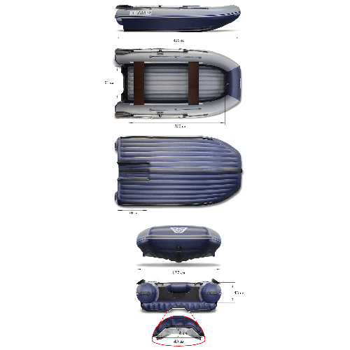 Лодка ПВХ ФЛАГМАН DK 420 Jet