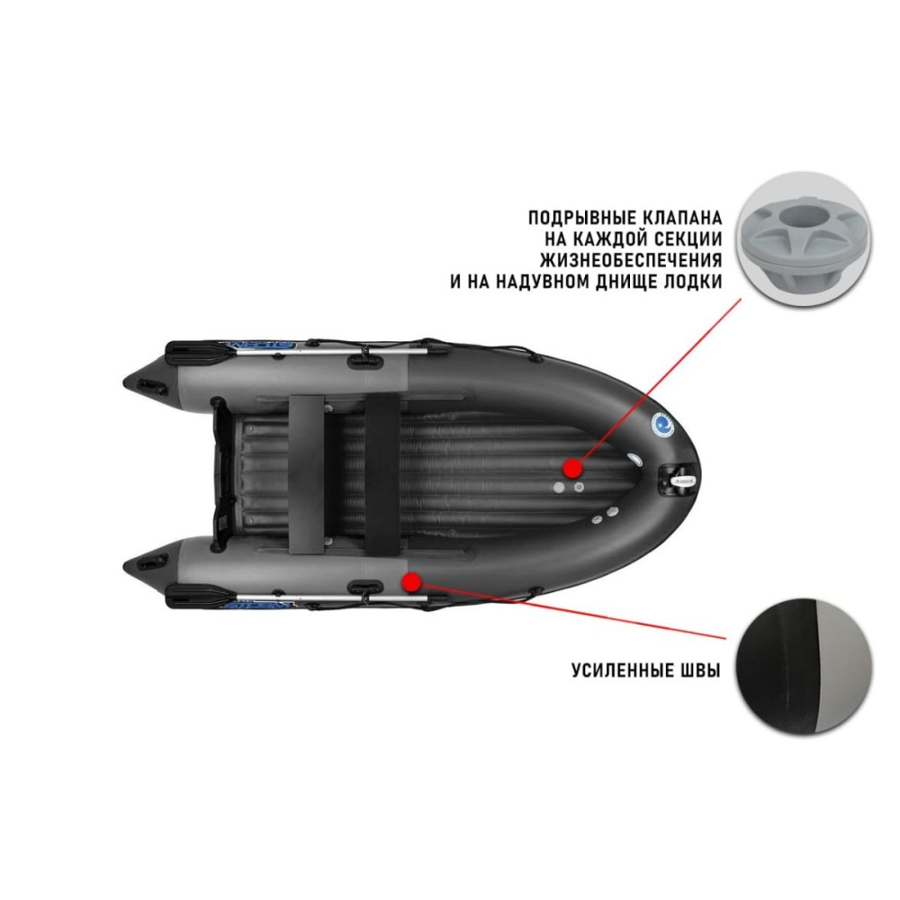 Лодка ПВХ STORMLINE Air Cruiser 340 (2024)