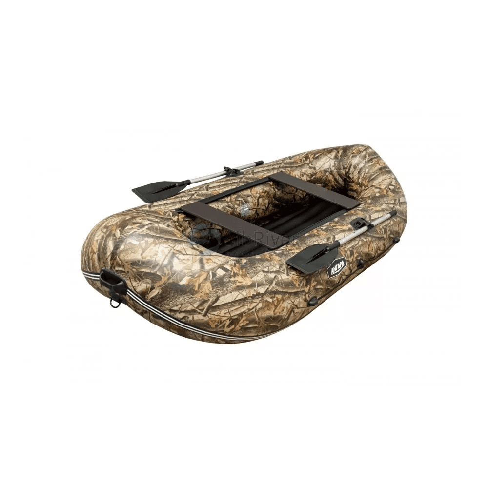 Гребная лодка ПВХ SIBRIVER Ангара-270 НД КМФ (Лес)